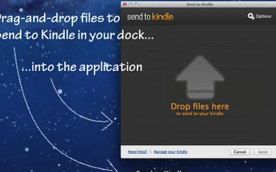 Amazon rilascia un'app per inviare documenti al Kindle