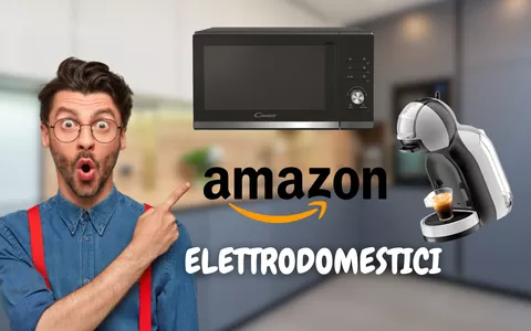 5 elettrodomestici in offerta su Amazon: SCONTI FINO AL 49%