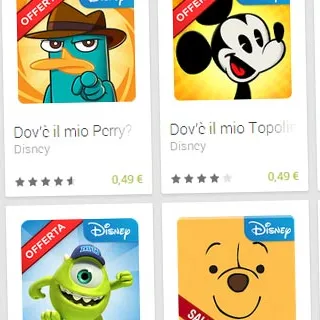 Natale: giochi Disney per Android a 0,49 euro