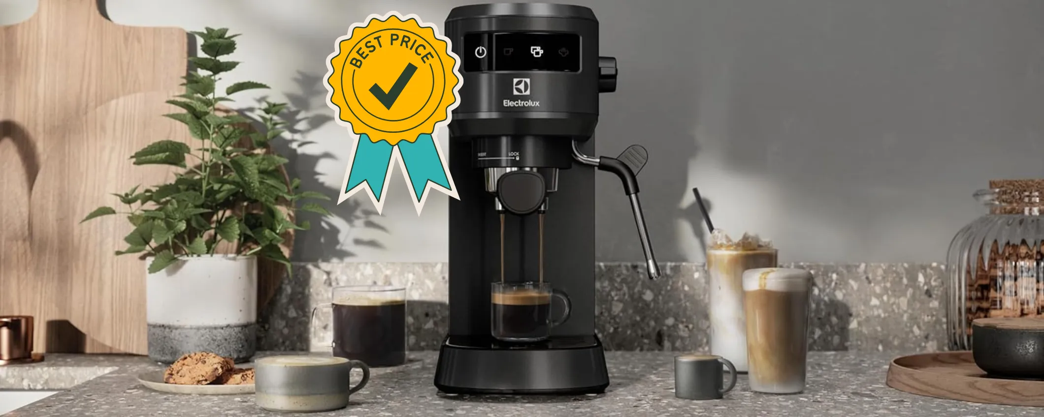 Macchina per Caffè Espresso e Cappuccino Electrolux a meno di metà prezzo (-57%)