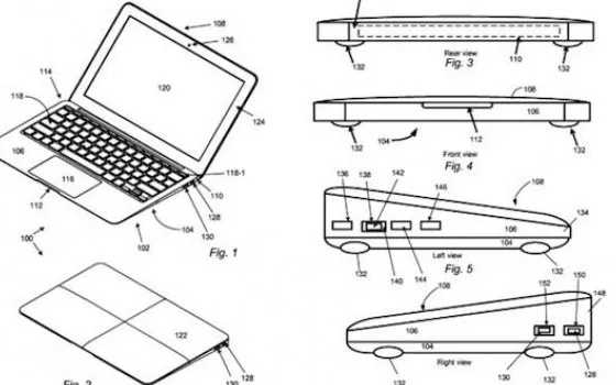 Apple tenta di brevettare il design del MacBook Air