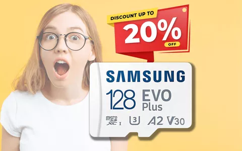 ECCELLENZA Samsung: MicroSD per video e foto da 128GB a 11€