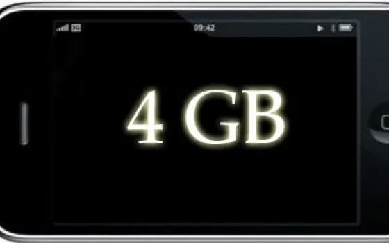 Un iPhone 3G da 4GB?
