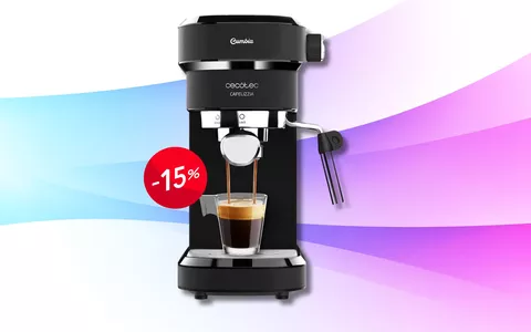 MACCHINA DA CAFFè Cecotec: oggi al 14% in meno per un caffè come al bar