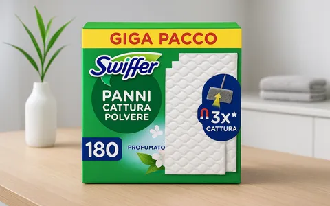 Amazon taglia i prezzi: maxi confezione Swiffer a prezzo ridicolo