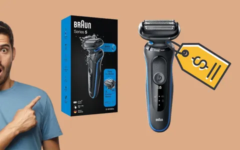 Rasoio Elettrico Braun a quasi metà prezzo: lo sconto schock è del -44%