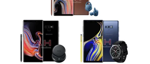 Galaxy Note 9, prezzi superiori ai 1.000 euro