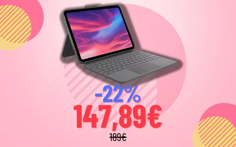 TRASFORMA il tuo iPad: 23% in meno per Logitech Combo Touch a prezzo MICRO!