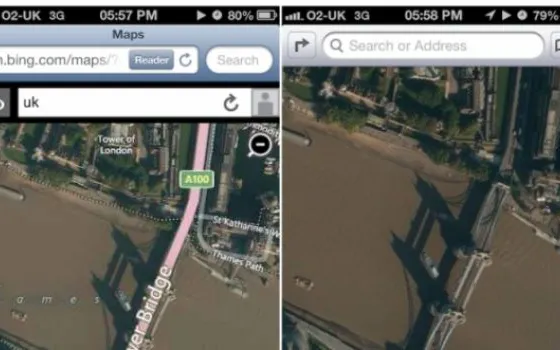 Microsoft fornisce ad Apple i dati per le sue Mappe