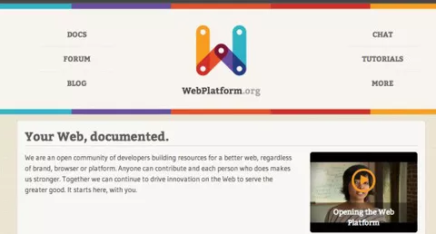 Web Platform: una piattaforma per tutti