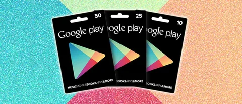 Google Play: le carte regalo arrivano in Italia