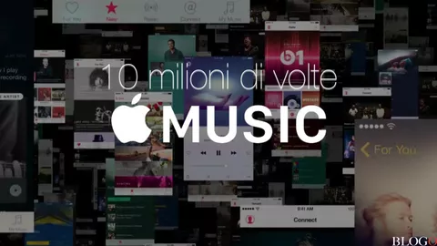 Apple Music, un successo da 10 milioni di utenti in 6 mesi