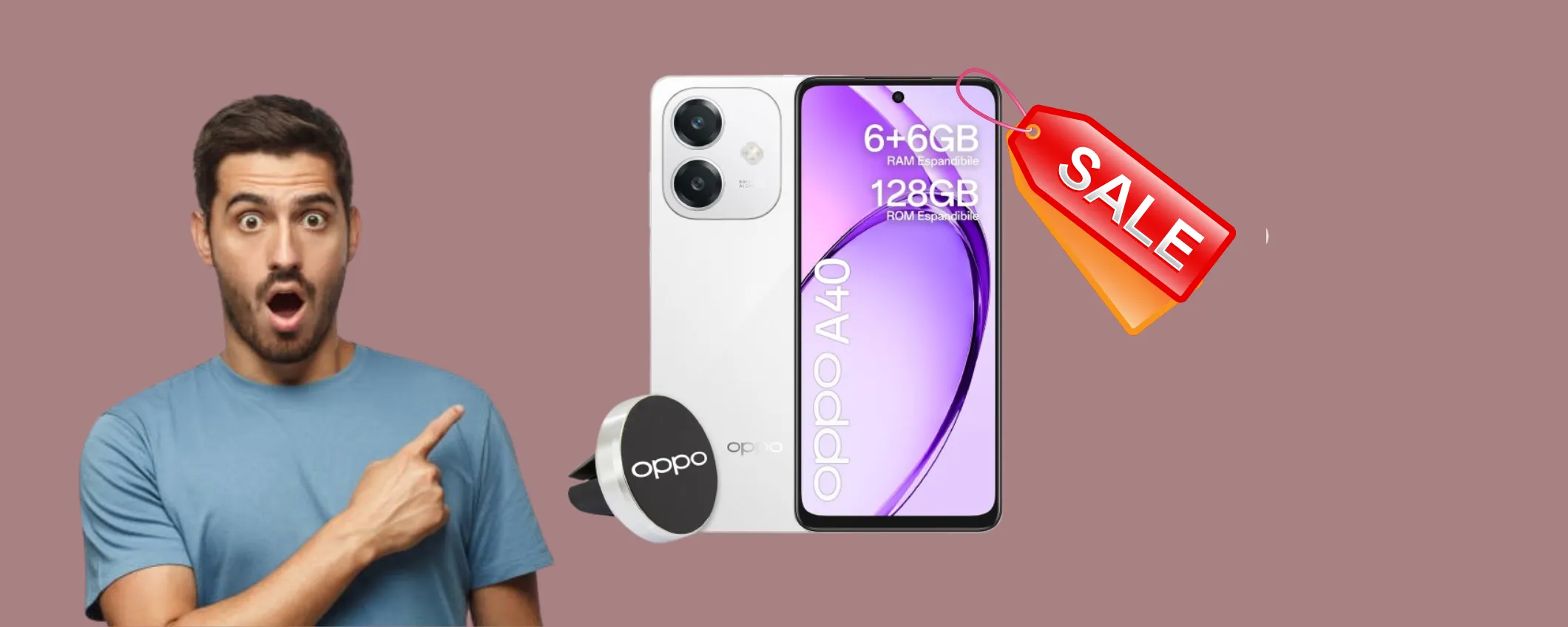 Smartphone OPPO A40: tecnologia avanzata ad una spesa minima su Amazon (-22%)
