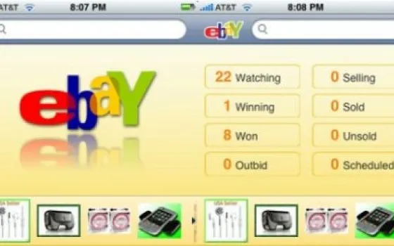 400 milioni di dollari di vendite per l'app Ebay per iPhone