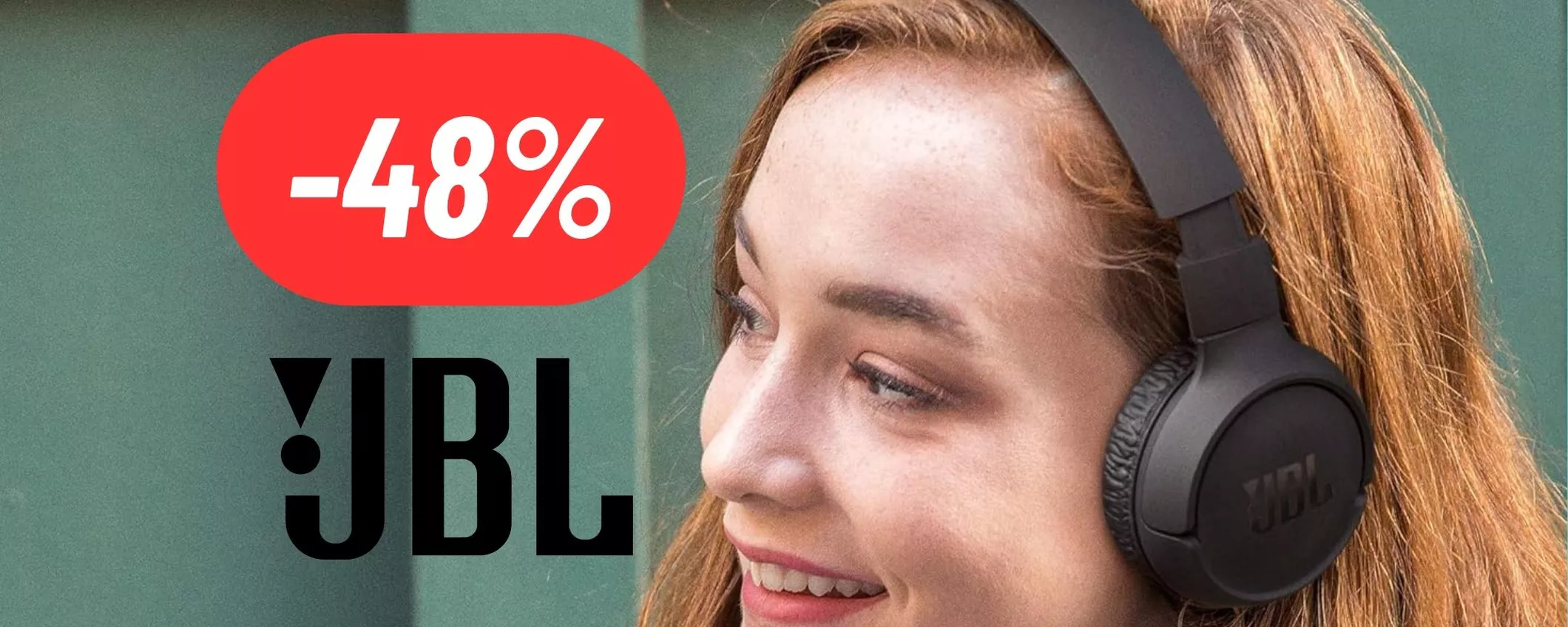 Cuffie JBL di qualità PREMIUM al 48% di sconto su Amazon