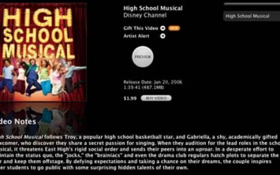 Apple vende il primo lungometraggio su iTunes