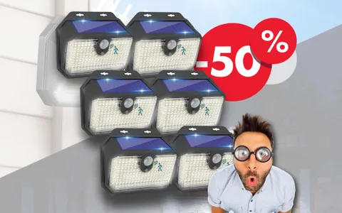 6 Faretti LED da Esterno al 50% in meno: sicurezza e luce quando vuoi
