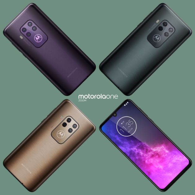 Motorola One Zoom render