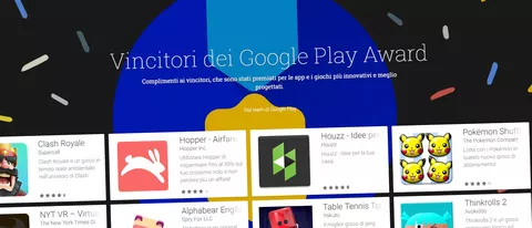 Google Play Award 2016: le migliori app Android