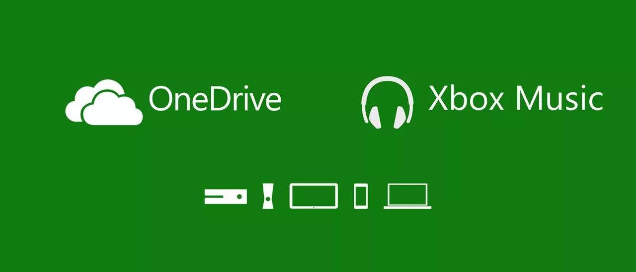 OneDrive, digital locker per Xbox Music