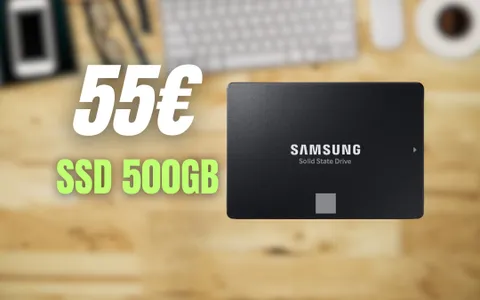 SSD Samsung da 500GB al 39% di sconto su Amazon: che affare
