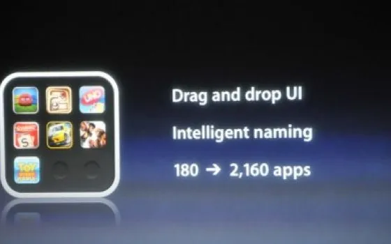iPhone OS 4: arrivano i Folders per organizzare le app e novità anche sulle Mail
