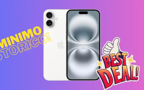 Apple iPhone 16 al prezzo minimo storico con lo sconto maxi Black Friday