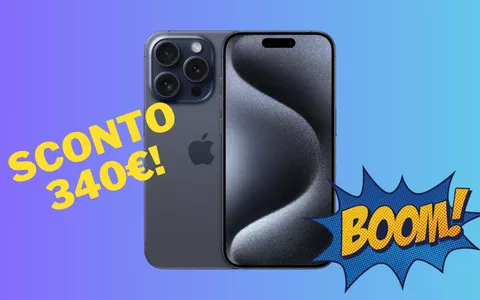 Apple iPhone 15 Pro Max a 340€ in meno: offerta esclusiva solo su Amazon