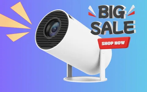 Il cinema a casa tua con il Mini Proiettore 4K in super offerta su Amazon