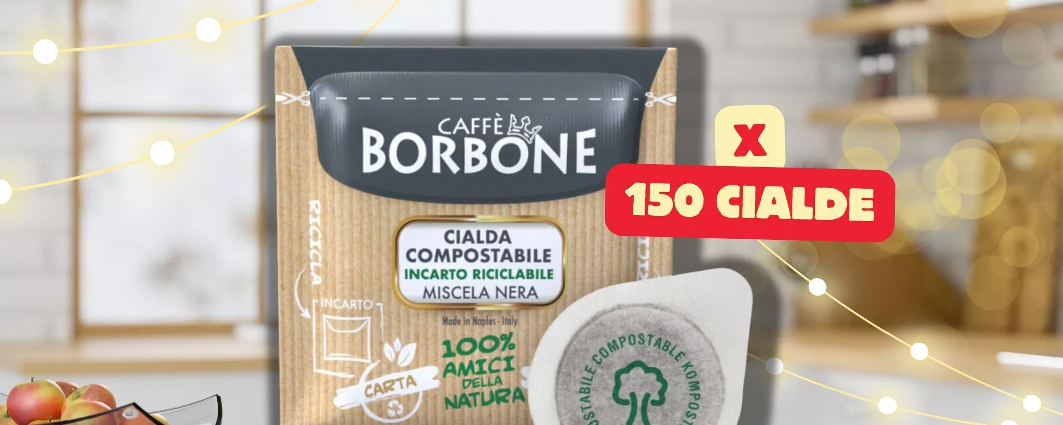 Affare Imperdibile: 150 Cialde Caffè Borbone Miscela Nera a Soli 22€ su eBay!