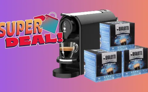 Super sconto sulla Macchina da caffè espresso Bialetti (con 48 capsule in omaggio)