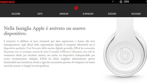 Beats e le sue cuffie entrano nella 