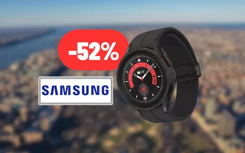 Con il Samsung Galaxy Watch5 Pro monitori il tuo stato di salute e i tuoi social in MEGA SCONTO (-52%)