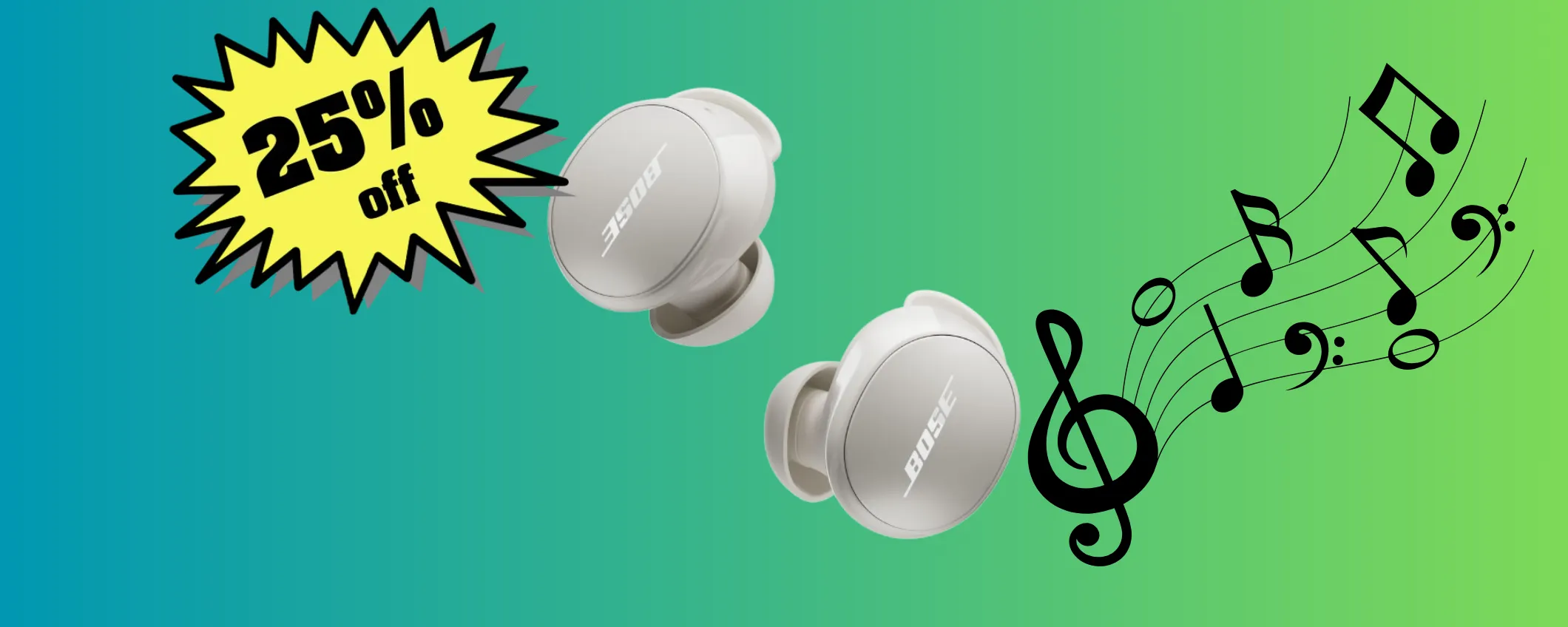Auricolari wireless Bose: le cuffie top di gamma sul mercato in svendita totale (-25%)