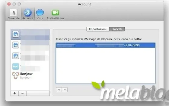 OS X Mavericks 10.9.2, come bloccare i contatti in FaceTime e iMessage