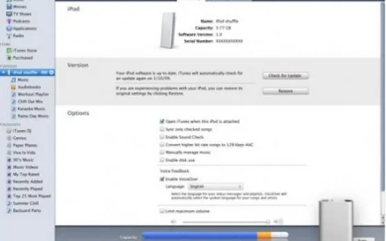 iTunes 8.1 con VoiceOver è imminente