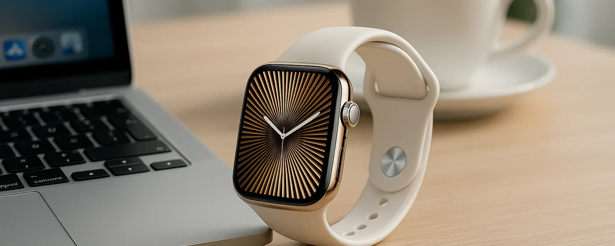 Apple Watch Series 10 GPS + Cellular in titanio oro: offerta esclusiva su Amazon