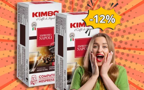 200 cialde caffè Kimbo IN OFFERTONA: su eBay lo sconto È IRRINUNCIABILE