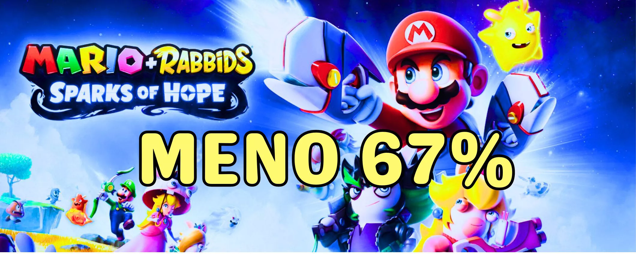 Mario + Rabbids Sparks of Hope, lo sconto più basso di sempre ora su Amazon!