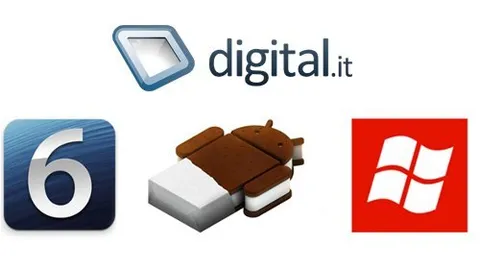 iOS 6, Android 4.0 ICS e Windows Phone 7.5 a confronto