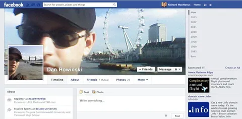 Facebook: nuova timeline, ma perde i giovani