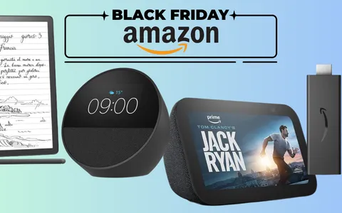 Black Friday Amazon 2024: Echo, Fire TV Stick, Kindle a prezzi stracciati
