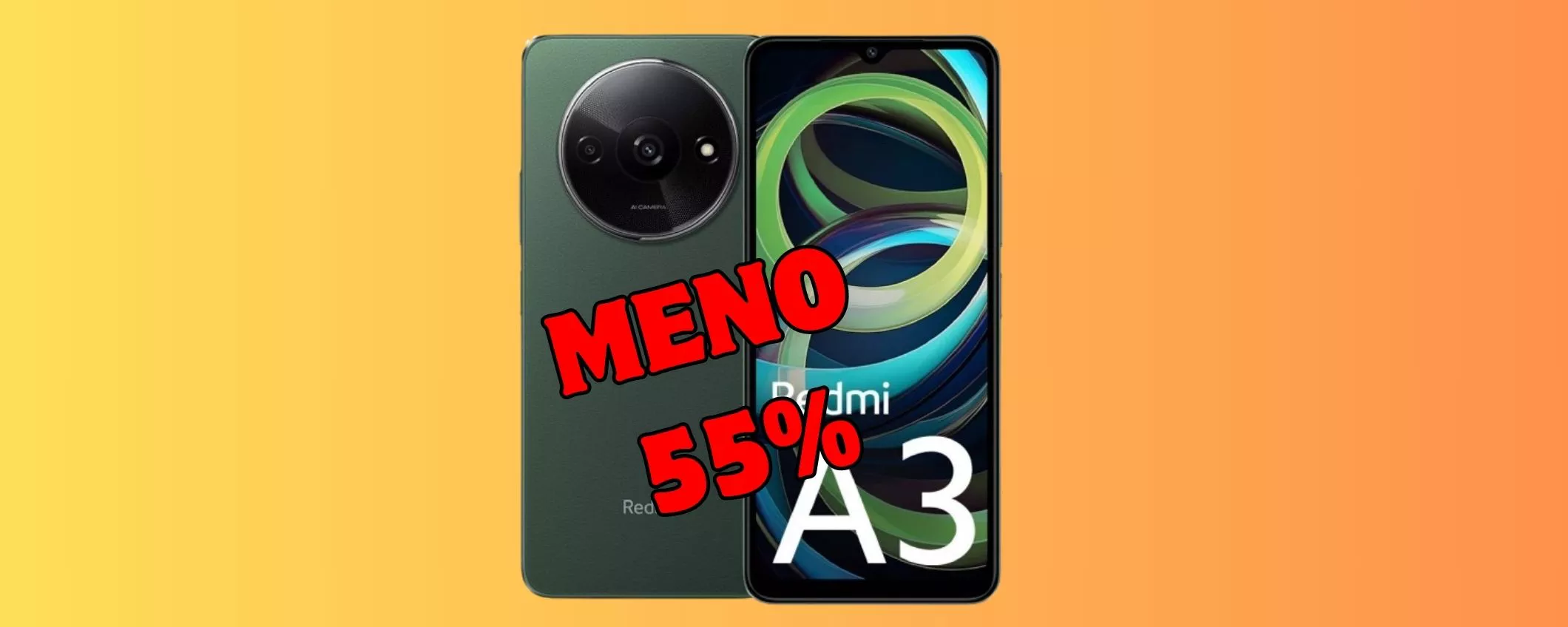 Costa poco e vale tantissimo, Xiaomi Redmi A3 col super sconto eBay è imperdibile