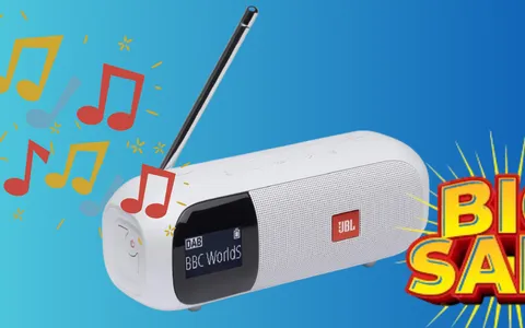 La tua musica ovunque con lo Speaker con Radio Digitale JBL in sottocosto su Amazon