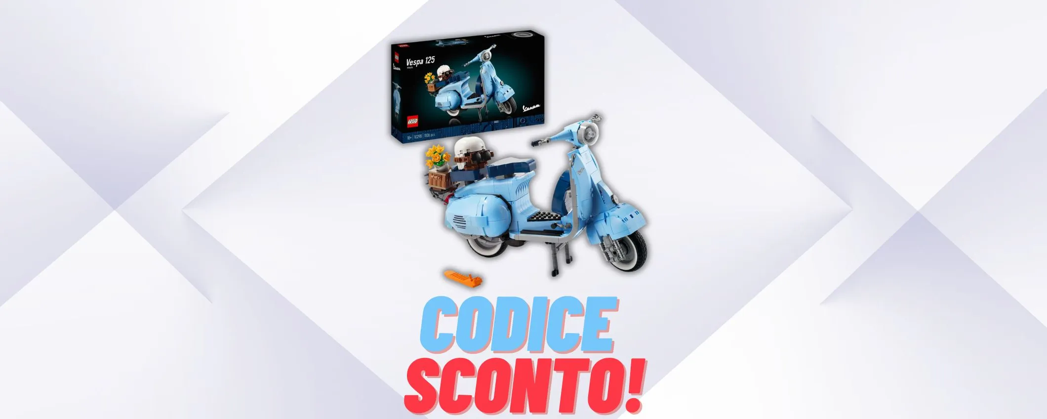 RISPARMIA con questo codice SCONTO sulla LEGO Vespa 125