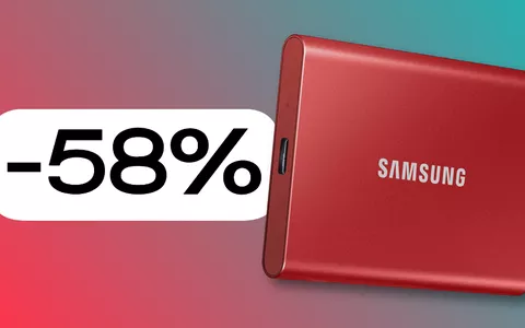 Samsung Memorie T7 SSD portatile da 2TB: CLAMOROSO AFFARE Amazon (-58%)