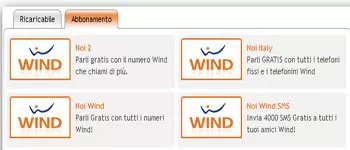 Wind: modifica le Opzioni 