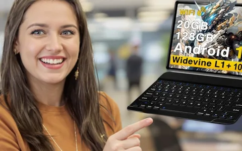 Tablet con Android 14 a meno di 80€ (con tastiera e mouse INCLUSI)