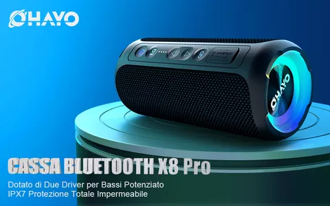 Porta la musica OVUNQUE con la POTENTISSIMA Cassa Bluetooth in MAXI SCONTO
