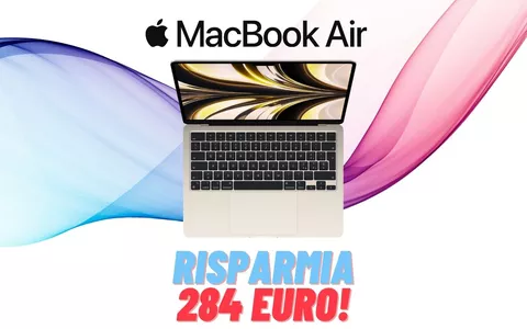 Risparmia 284 EURO sul MacBook Air 2022 M2 in offerta su eBay